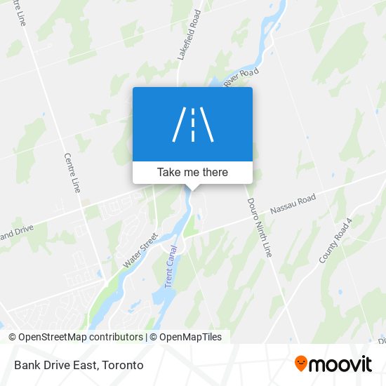 Bank Drive East map