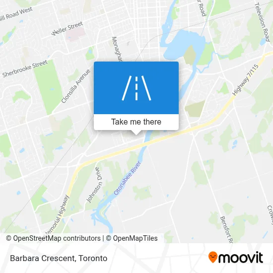 Barbara Crescent map