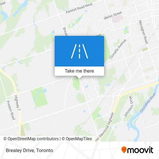 Brealey Drive map