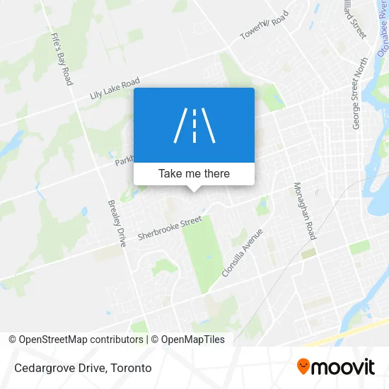 Cedargrove Drive map