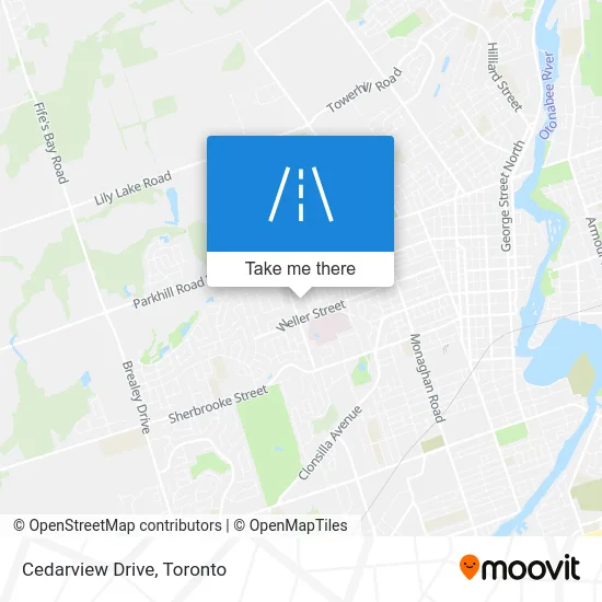 Cedarview Drive map