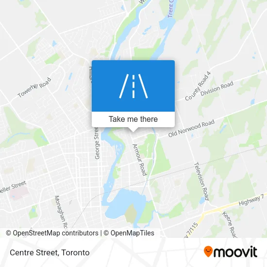 Centre Street map