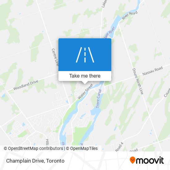 Champlain Drive map