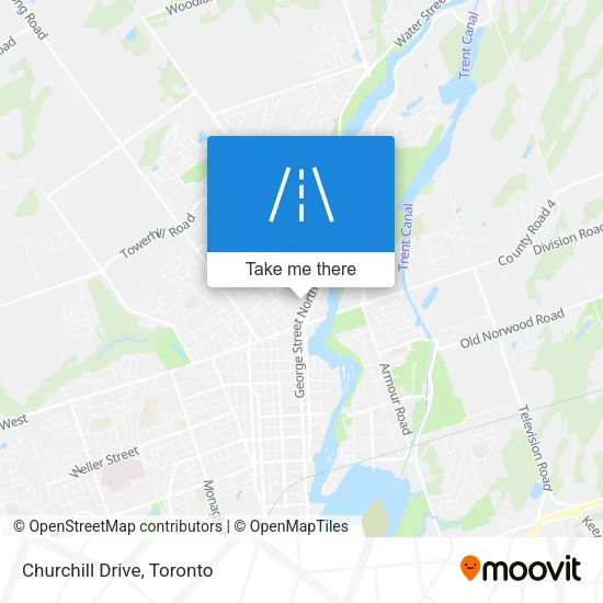 Churchill Drive map
