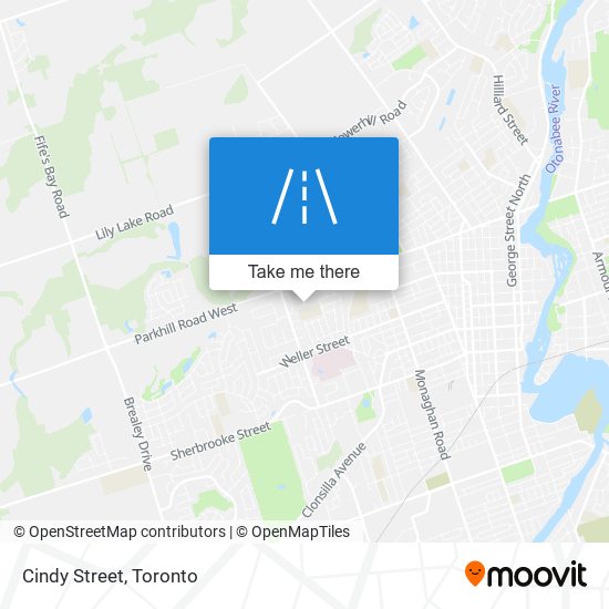 Cindy Street map