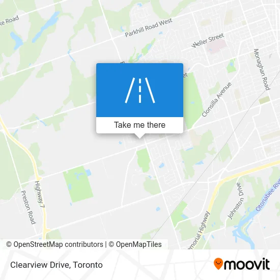 Clearview Drive map