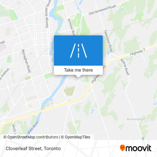 Cloverleaf Street map