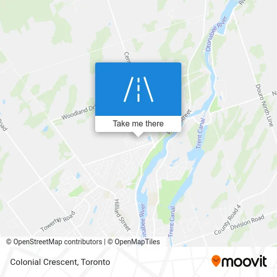 Colonial Crescent map
