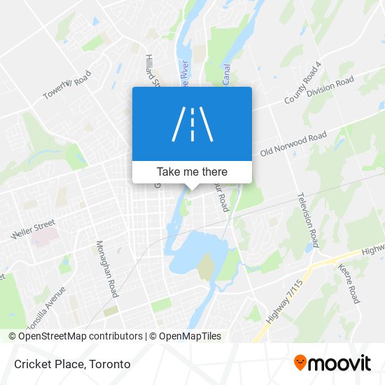 Cricket Place map