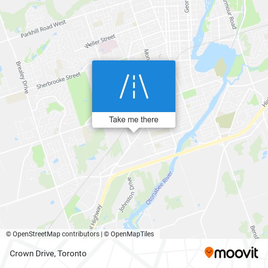 Crown Drive map