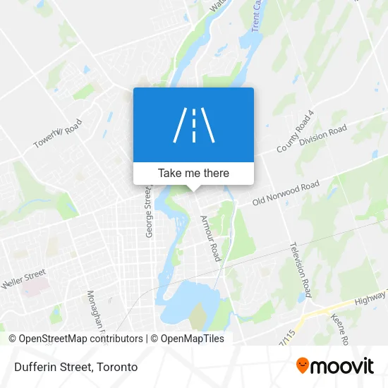 Dufferin Street map