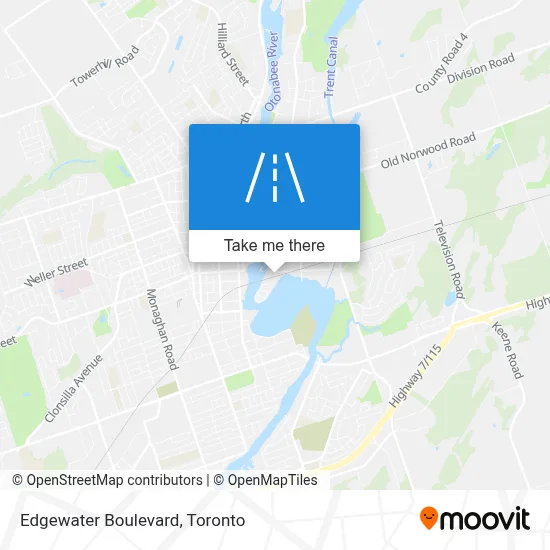 Edgewater Boulevard map