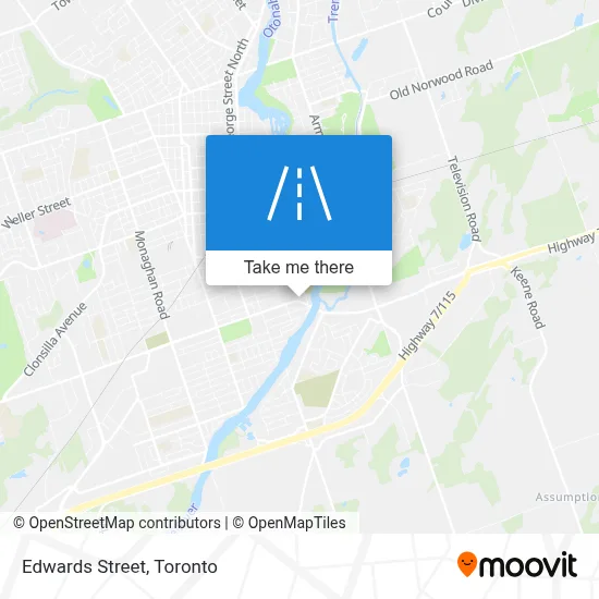 Edwards Street map