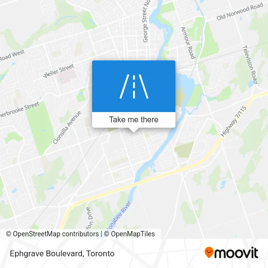 Ephgrave Boulevard map
