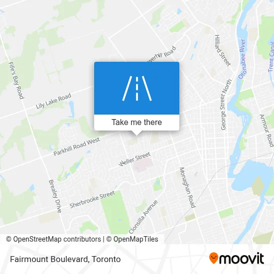 Fairmount Boulevard map