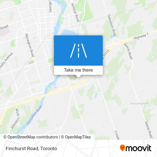 Finchurst Road map