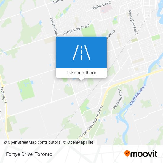 Fortye Drive map