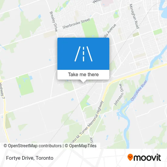 Fortye Drive map