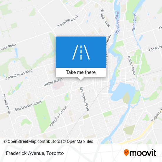 Frederick Avenue map