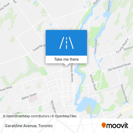 Geraldine Avenue map