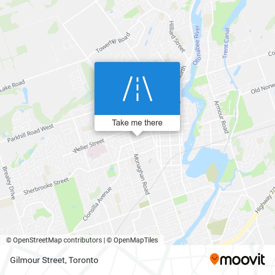 Gilmour Street map