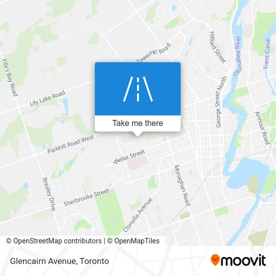 Glencairn Avenue map