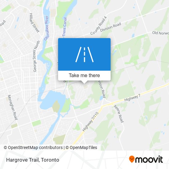 Hargrove Trail map