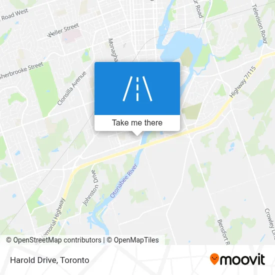 Harold Drive map