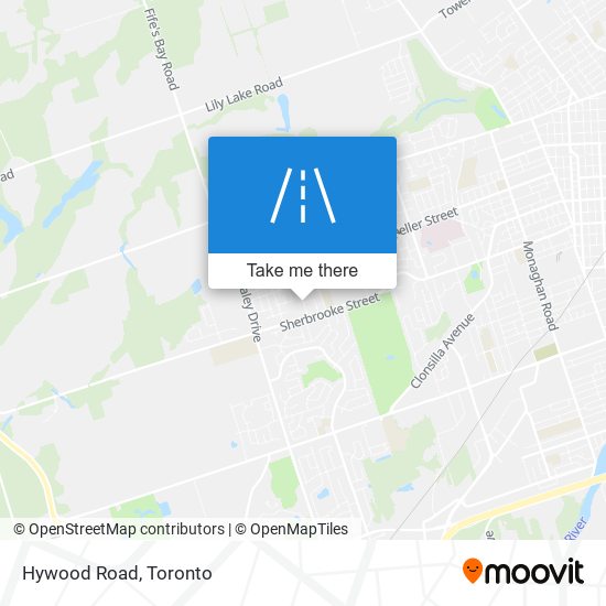 Hywood Road map