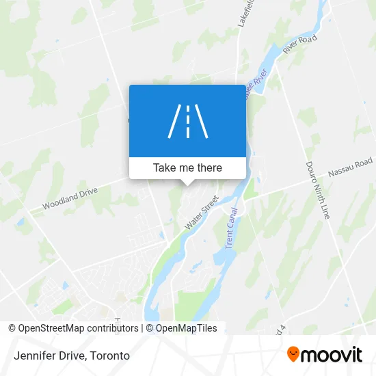 Jennifer Drive map