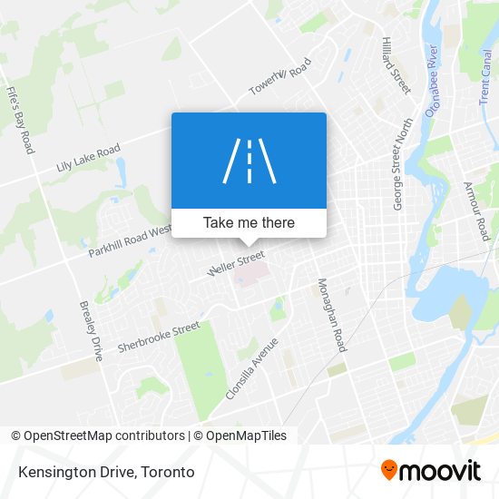 Kensington Drive map