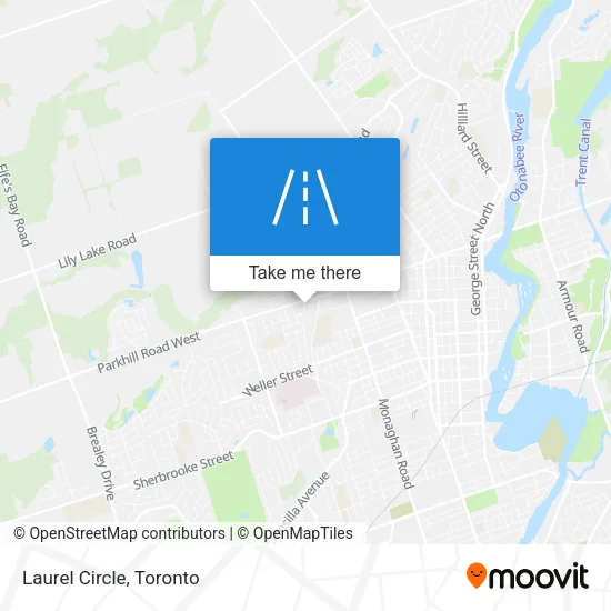 Laurel Circle map