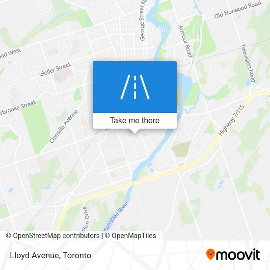 Lloyd Avenue map