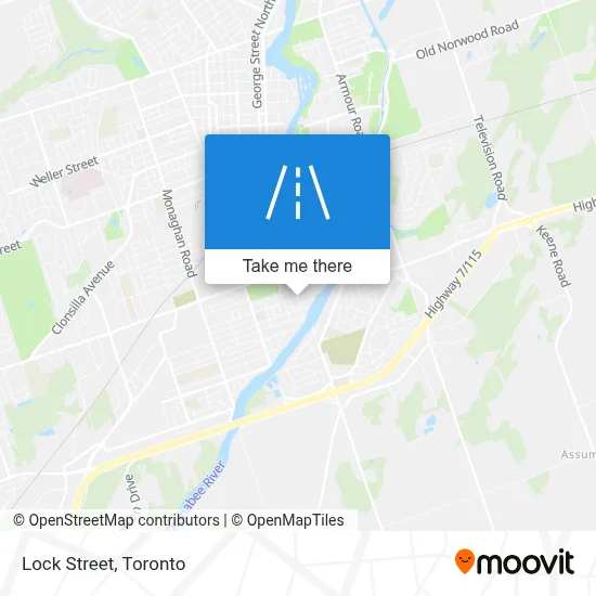Lock Street map