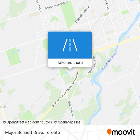 Major Bennett Drive map