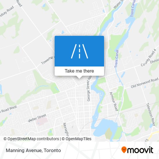 Manning Avenue map