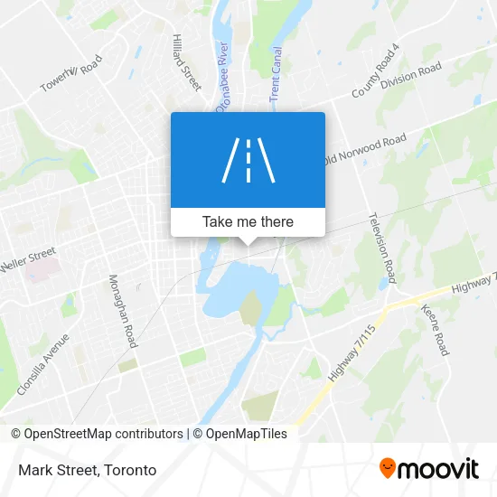 Mark Street map
