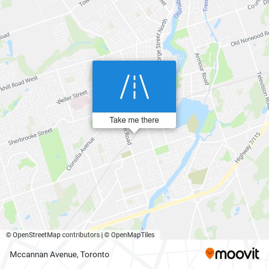 Mccannan Avenue map