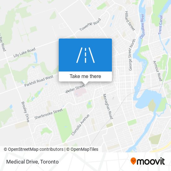 Medical Drive map