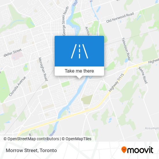 Morrow Street map