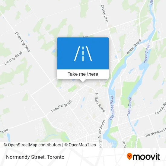 Normandy Street map