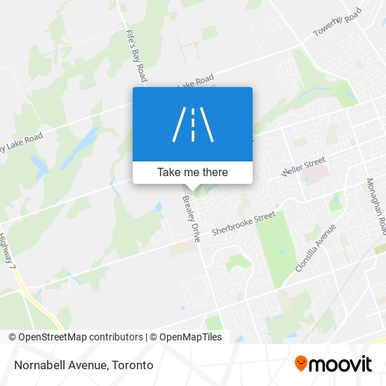 Nornabell Avenue map