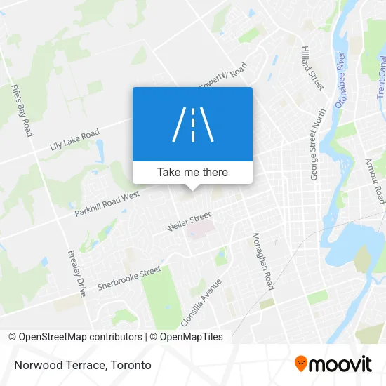 Norwood Terrace map