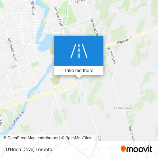 O'Brien Drive map
