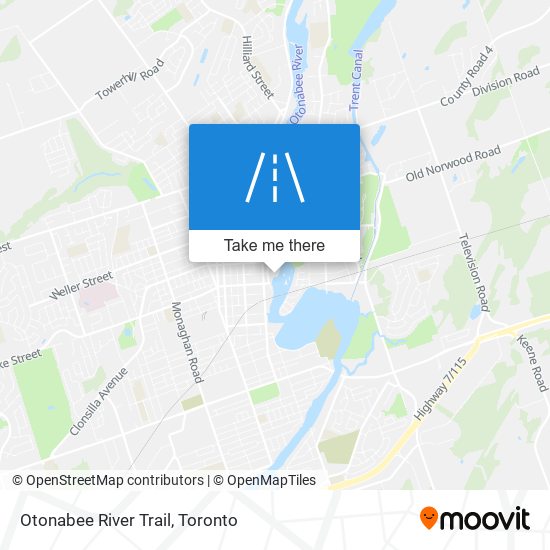 Otonabee River Trail map