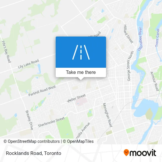 Rocklands Road map