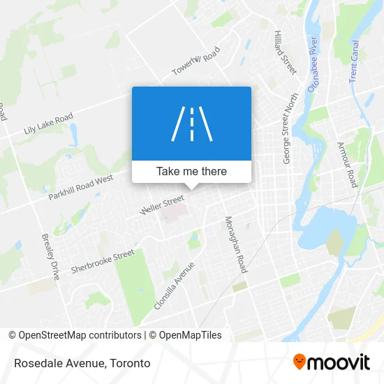 Rosedale Avenue map