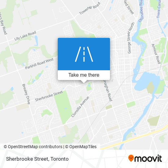 Sherbrooke Street map