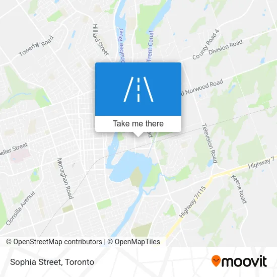 Sophia Street map