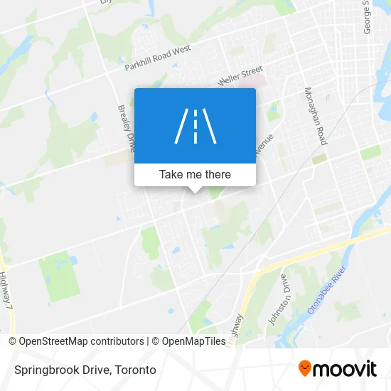 Springbrook Drive map